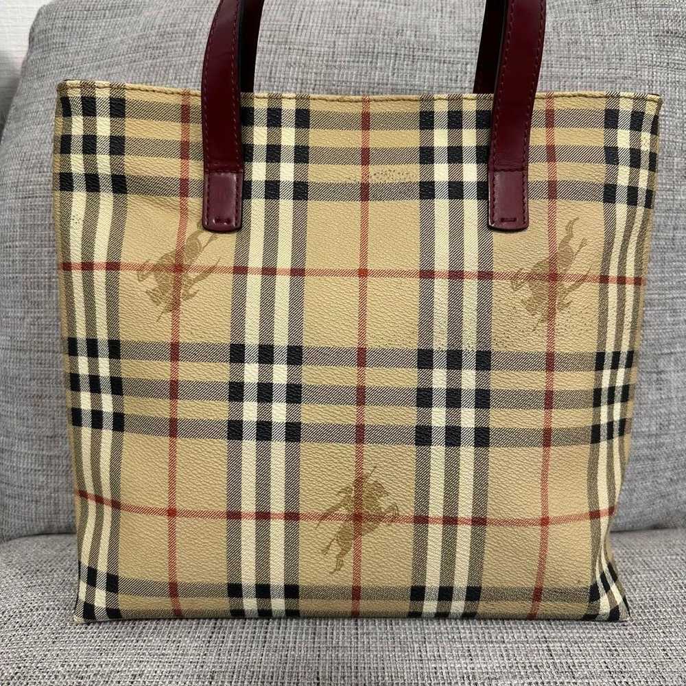 Burberry handbag Nova check Shadow Horse - image 4