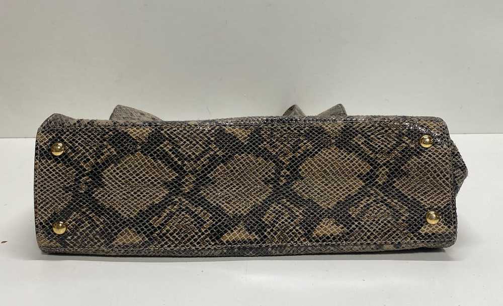 Michael Kors Hamilton Python Leather Shoulder Tot… - image 3