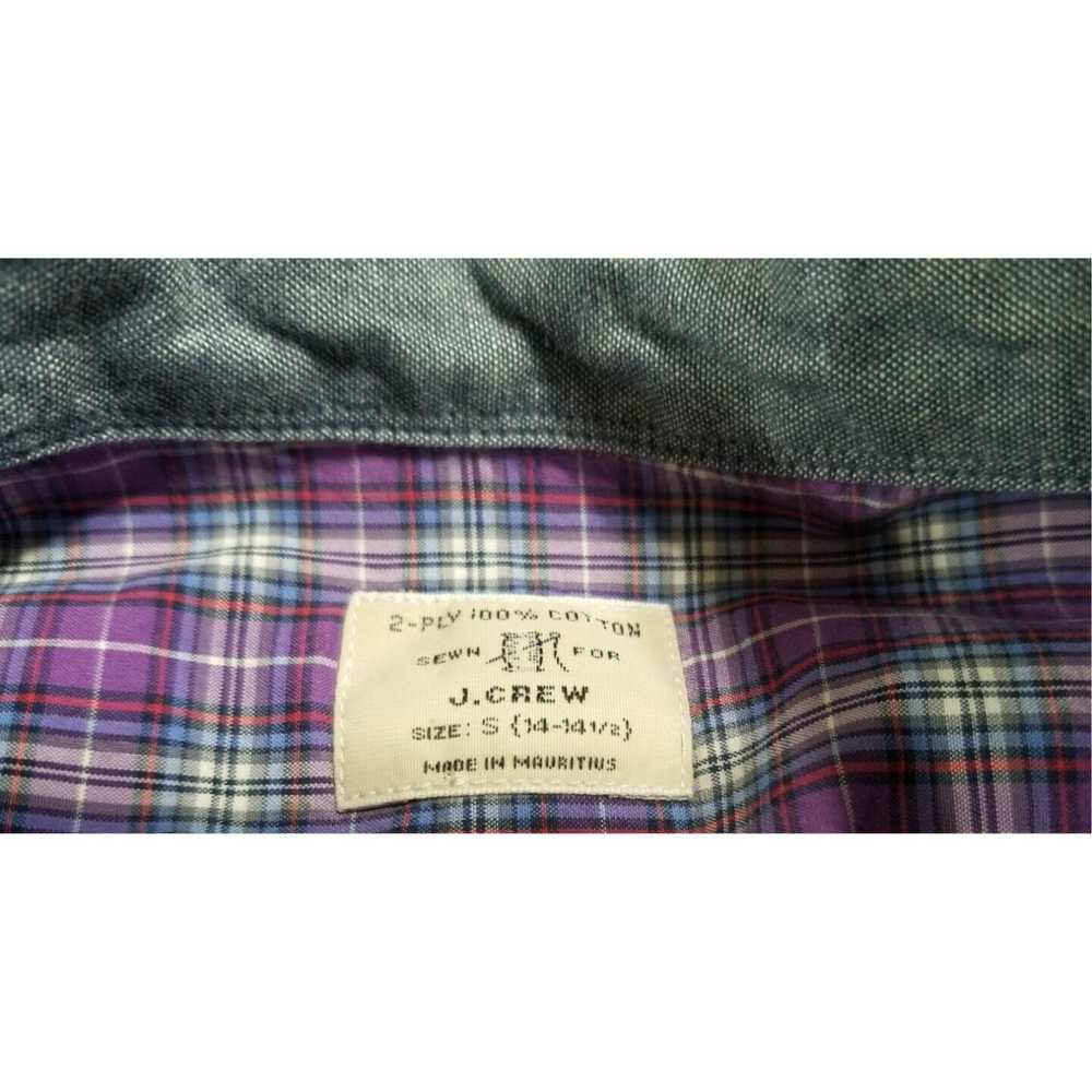 J.Crew Classic Fit Purple Plaid Business Casual M… - image 5