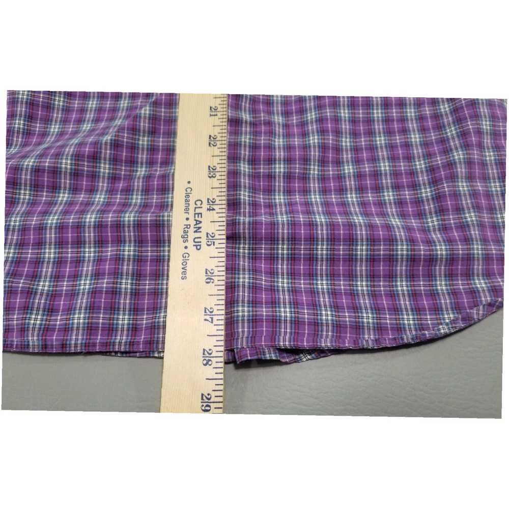 J.Crew Classic Fit Purple Plaid Business Casual M… - image 7