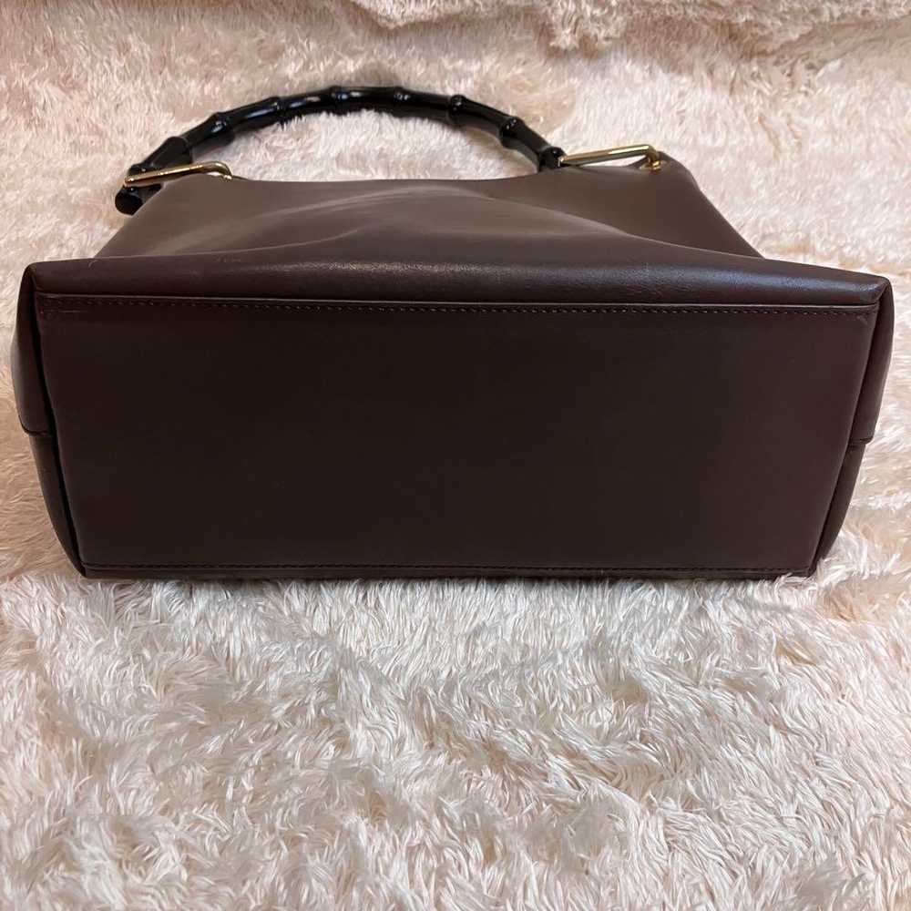 【Popular High-Quality Item】GUCCI Bamboo Leather S… - image 10