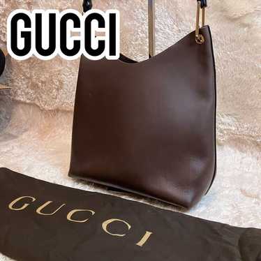 【Popular High-Quality Item】GUCCI Bamboo Leather S… - image 1