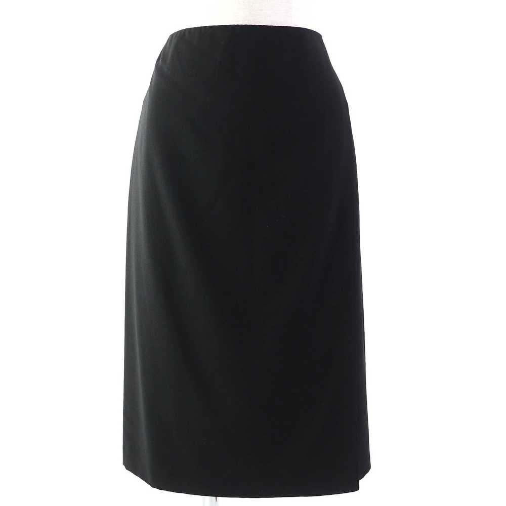 HERMES Tight Skirt wool black 38 - image 1