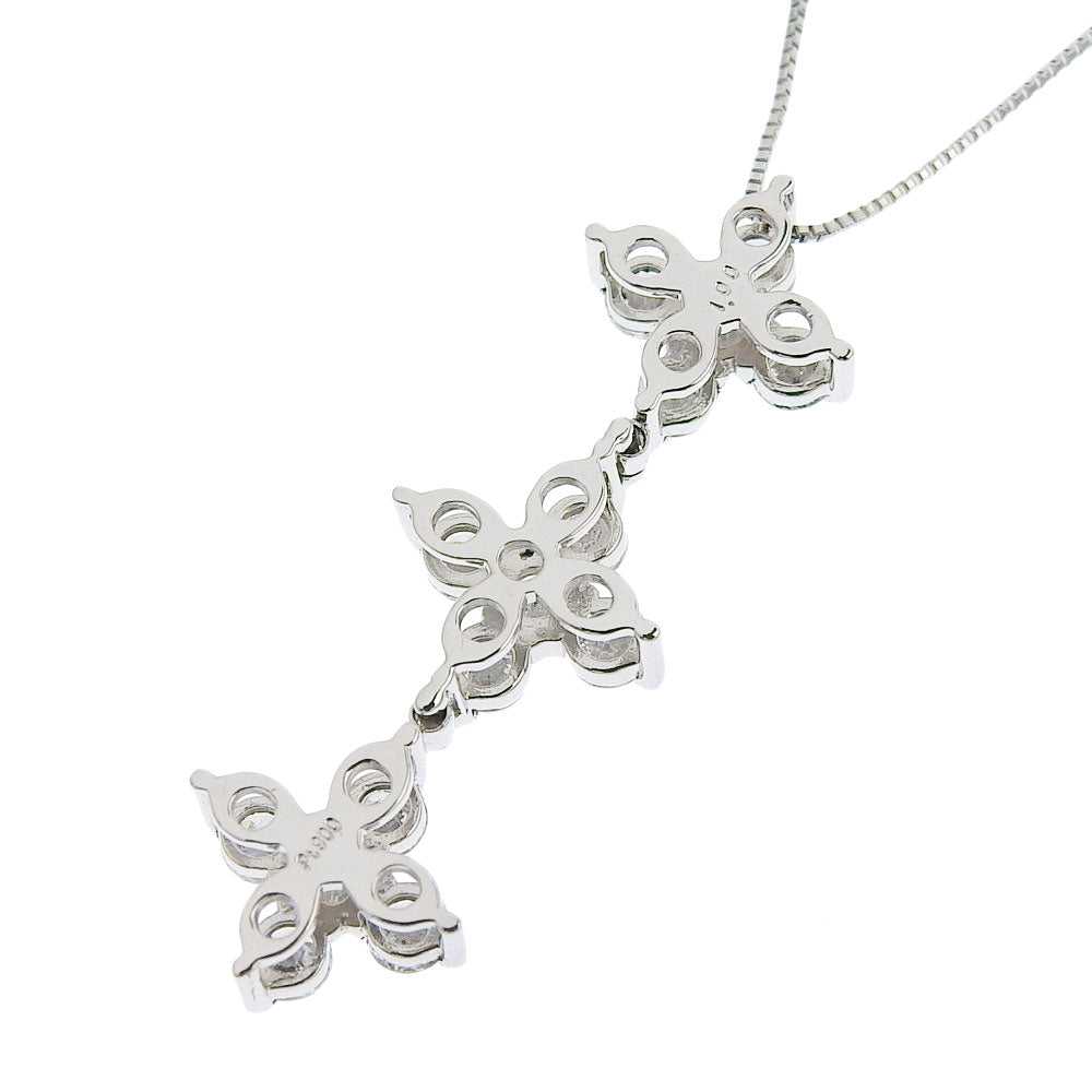 JEWELRY Necklace PtPlatinum, Diamond Silver Women… - image 3