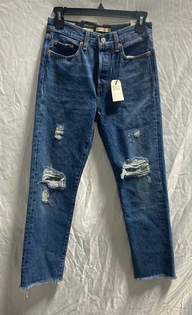 NWT Levi's Womens Blue High Rise Wedgie Straight … - image 1