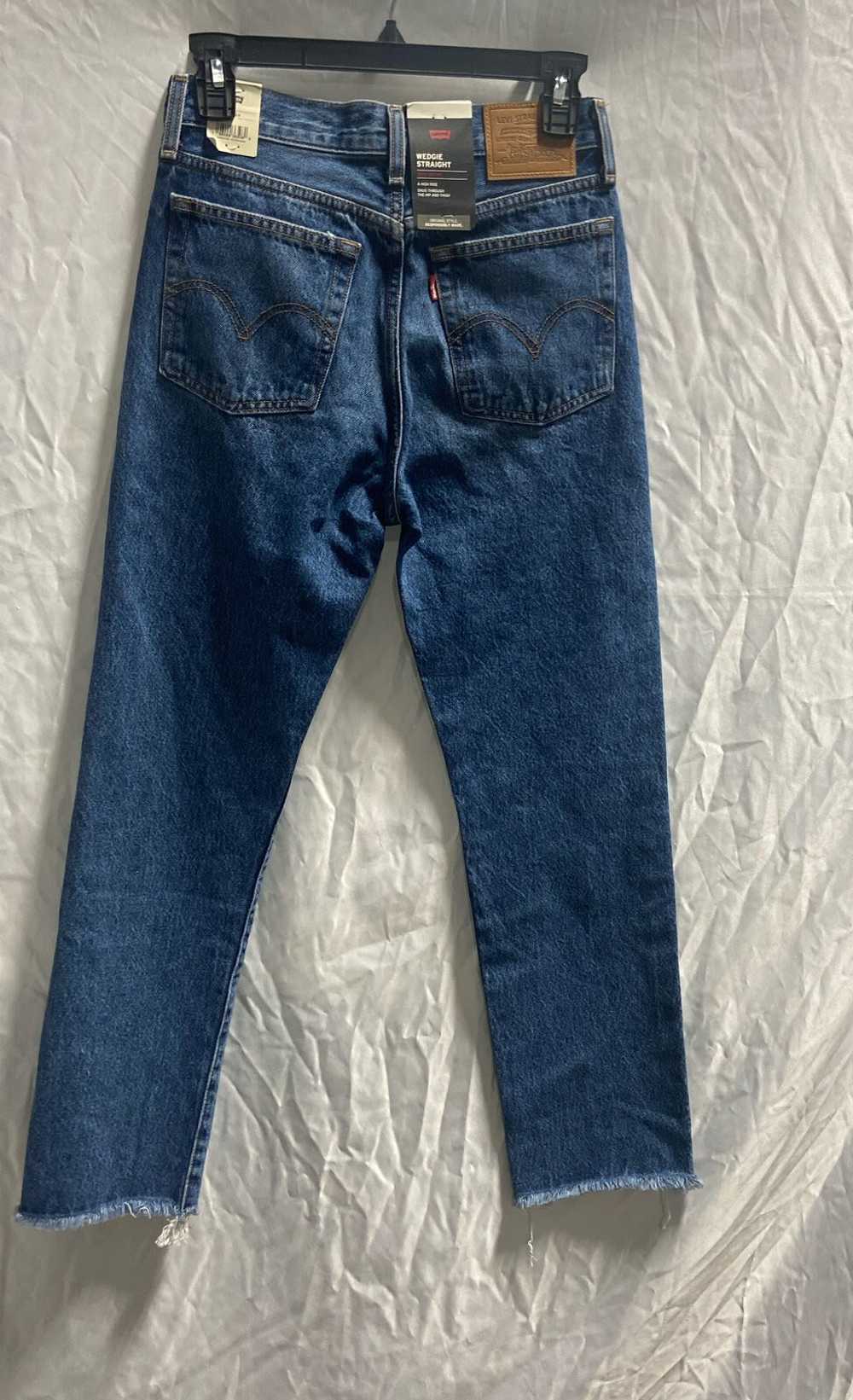 NWT Levi's Womens Blue High Rise Wedgie Straight … - image 2