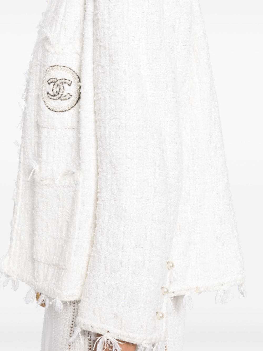 CHANEL Pre-Owned 2005 ensemble collarless jacket … - image 5