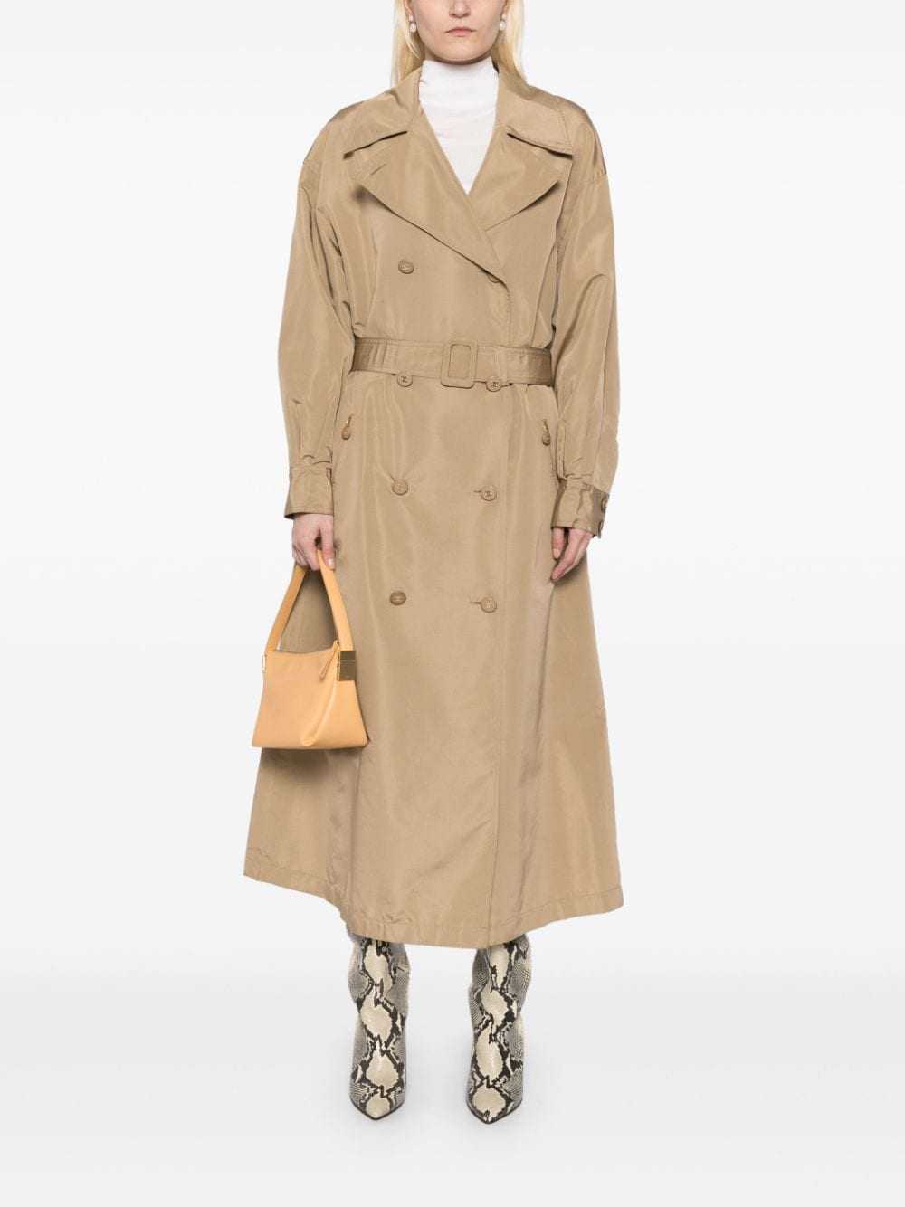 CHANEL Pre-Owned 1990-2000 trench coat - Neutrals - image 2