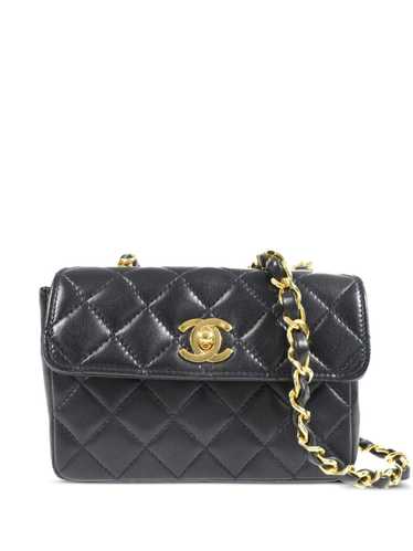 CHANEL Pre-Owned 1990 mini CC diamond-quilted shou