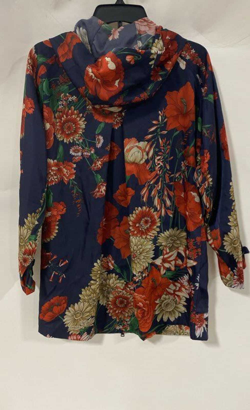 GUCCI Floral Nylon Applique Hooded Jacket - Size M - image 4