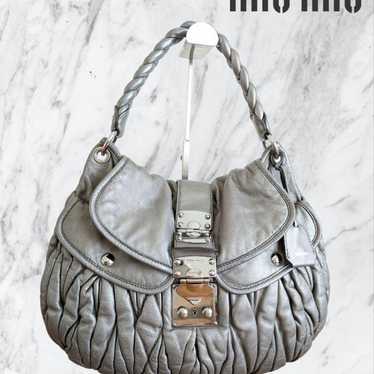 【Excellent Condition】Miu Miu Matelassé Handbag in 