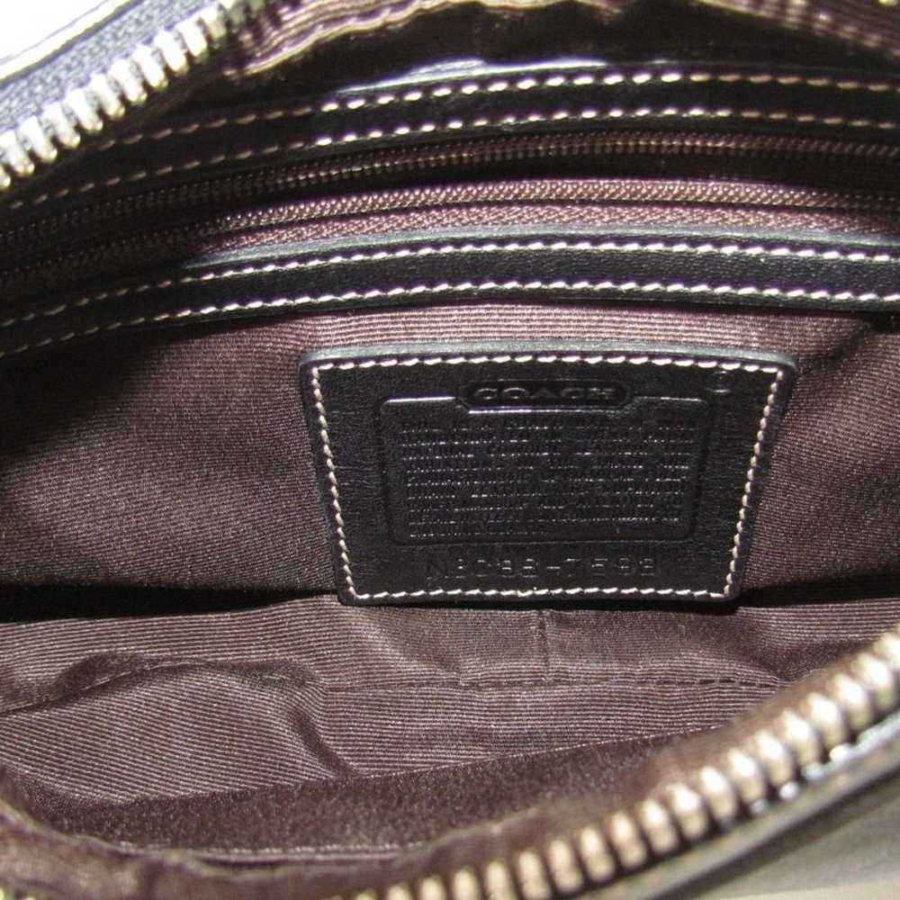 Coach Vintage Y2K Black Hampton Mini Leather Bag - image 7