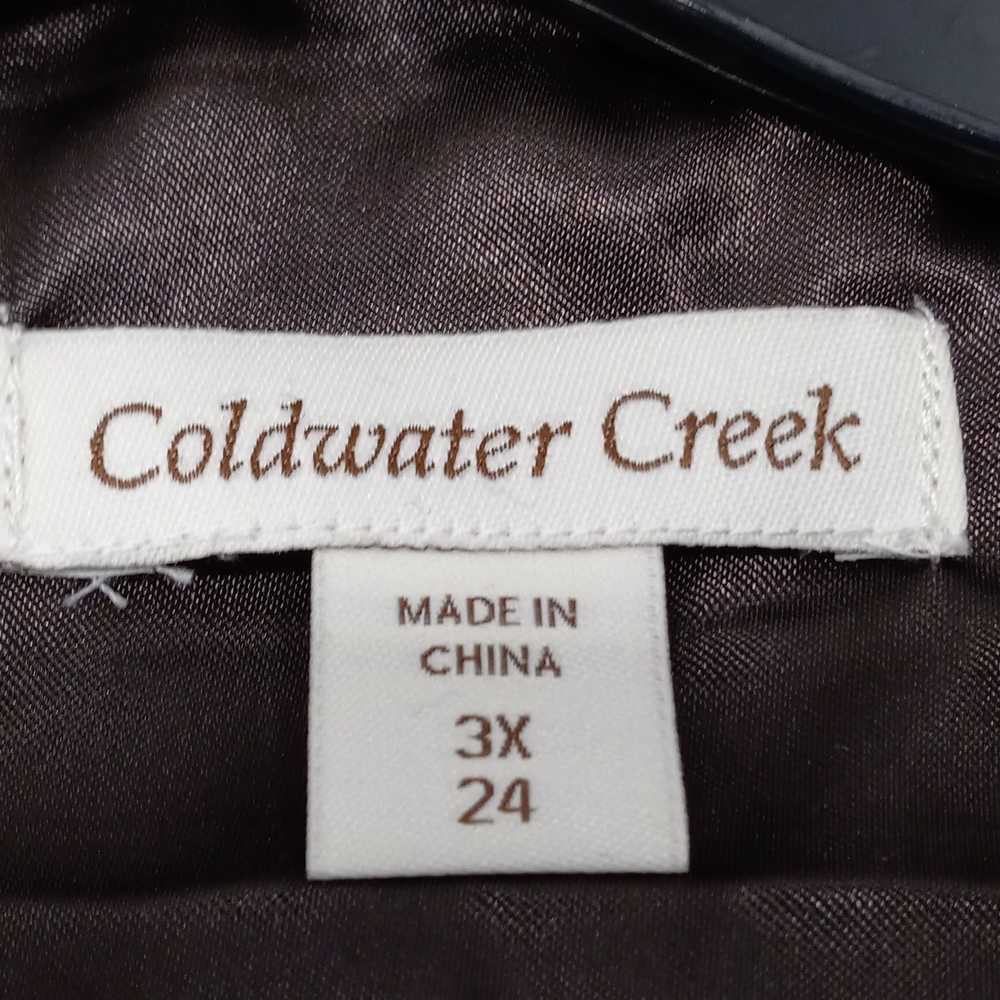 Coldwater Creek Faux Fur Vest Size 3X/24 - image 4