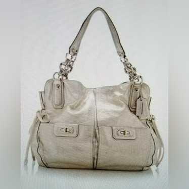 Coach Chelsea Flagship Mixed Metal Turnlock Pocke… - image 1