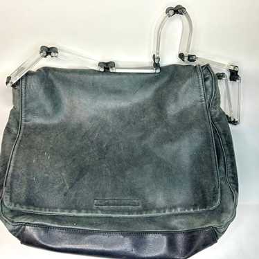 Rare Prada Emerald Green Leather purse with lucit… - image 1