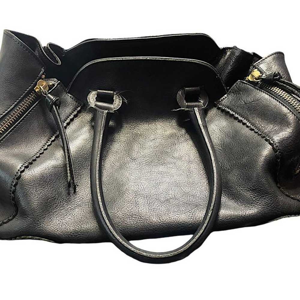 Vivienne Westwood black leather handbag. - image 2