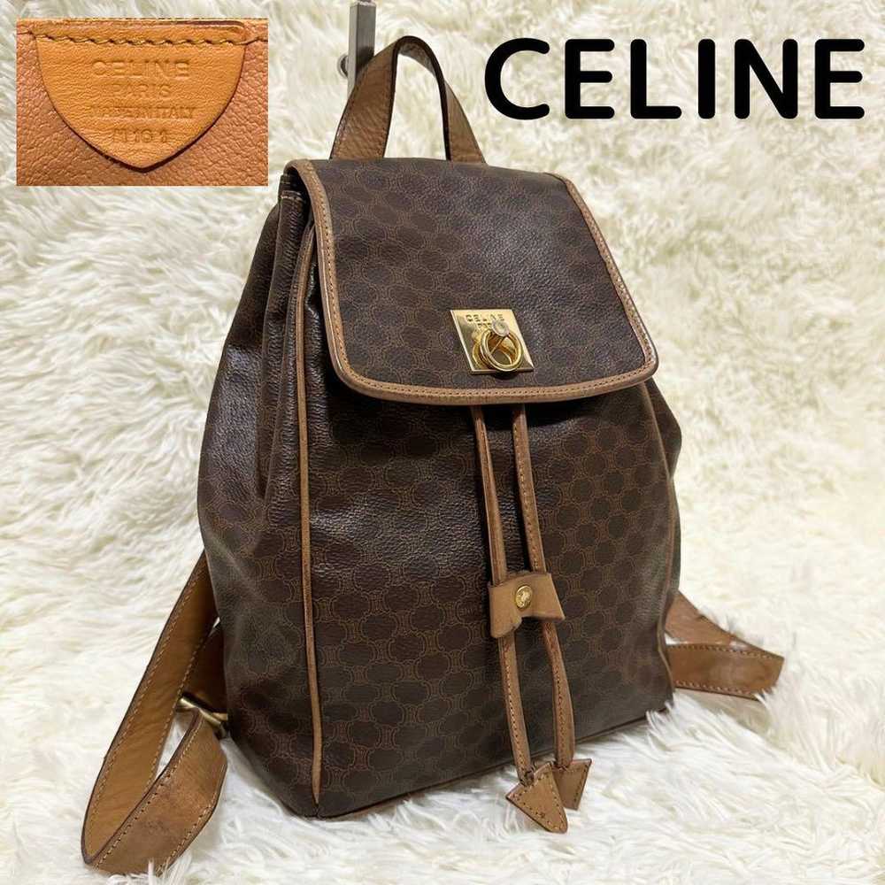 Excellent condition CELINE Gancini Backpack Macad… - image 1