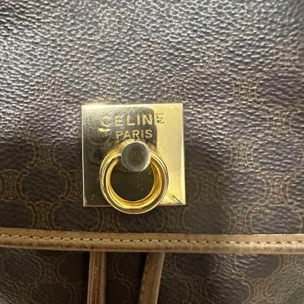 Excellent condition CELINE Gancini Backpack Macad… - image 8