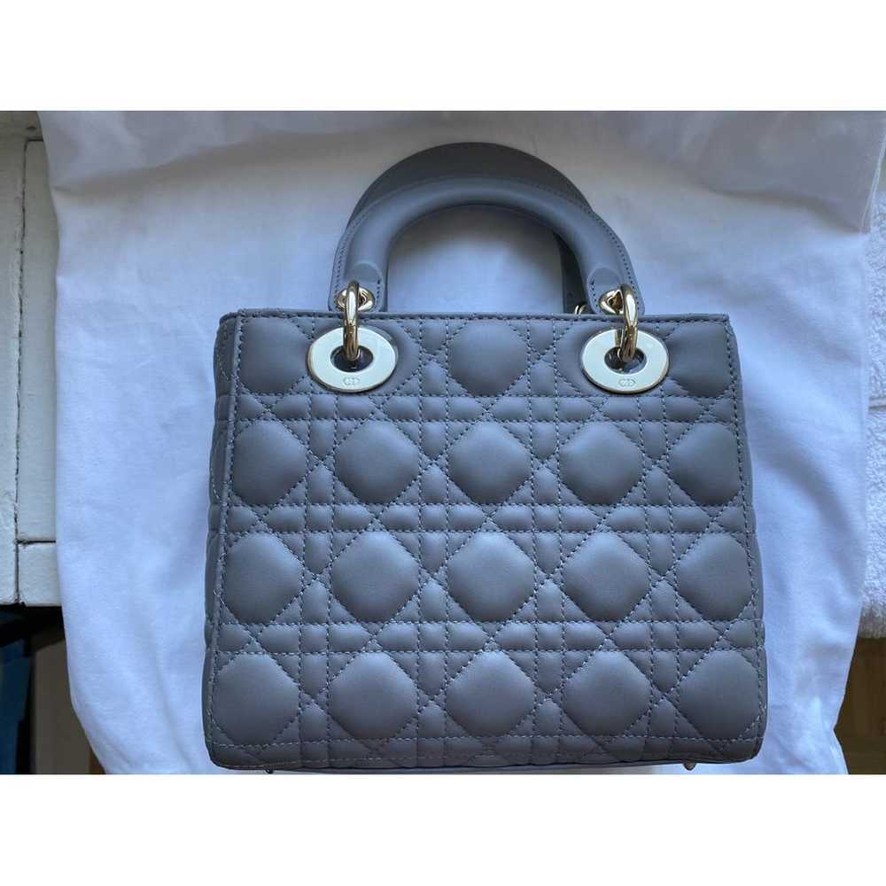 Dior Lady Dior leather handbag - image 2