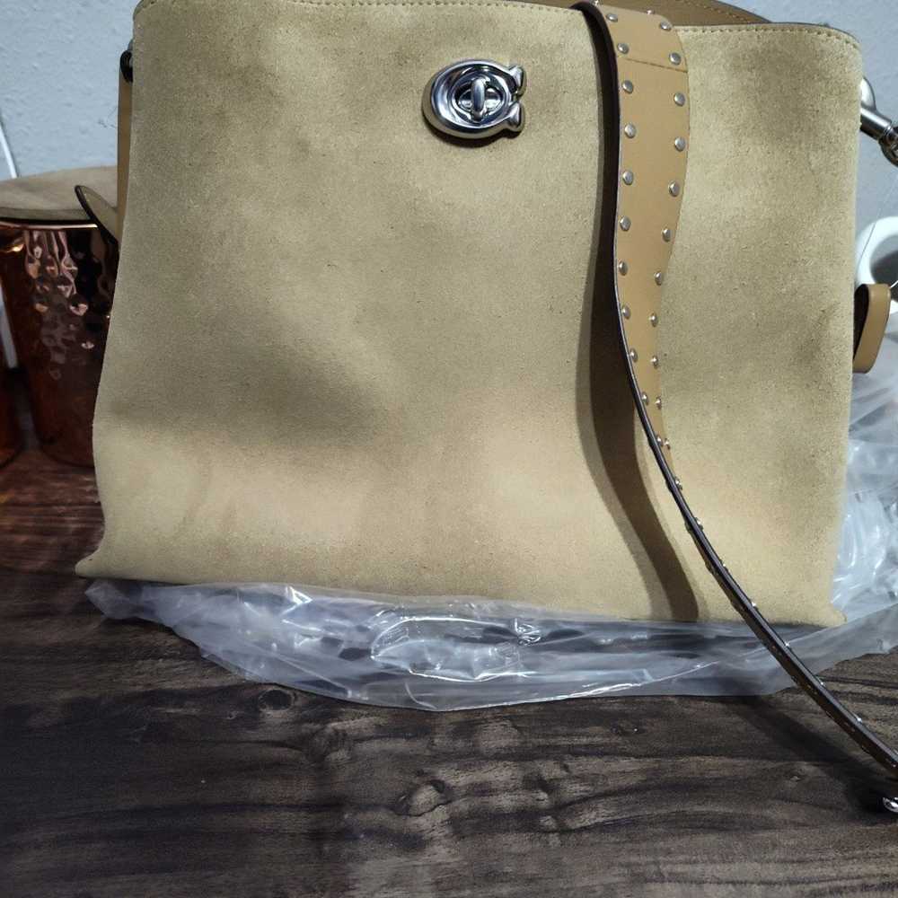 Coach Willow tote suede - image 1