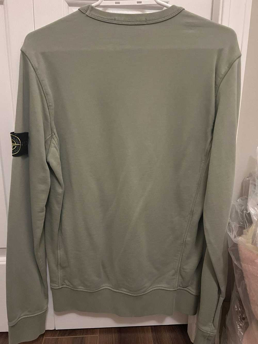 Stone Island STONE ISLAND COTTON FLEECE GARMENT D… - image 2