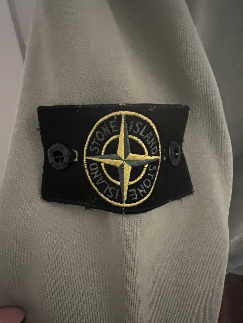 Stone Island STONE ISLAND COTTON FLEECE GARMENT D… - image 3