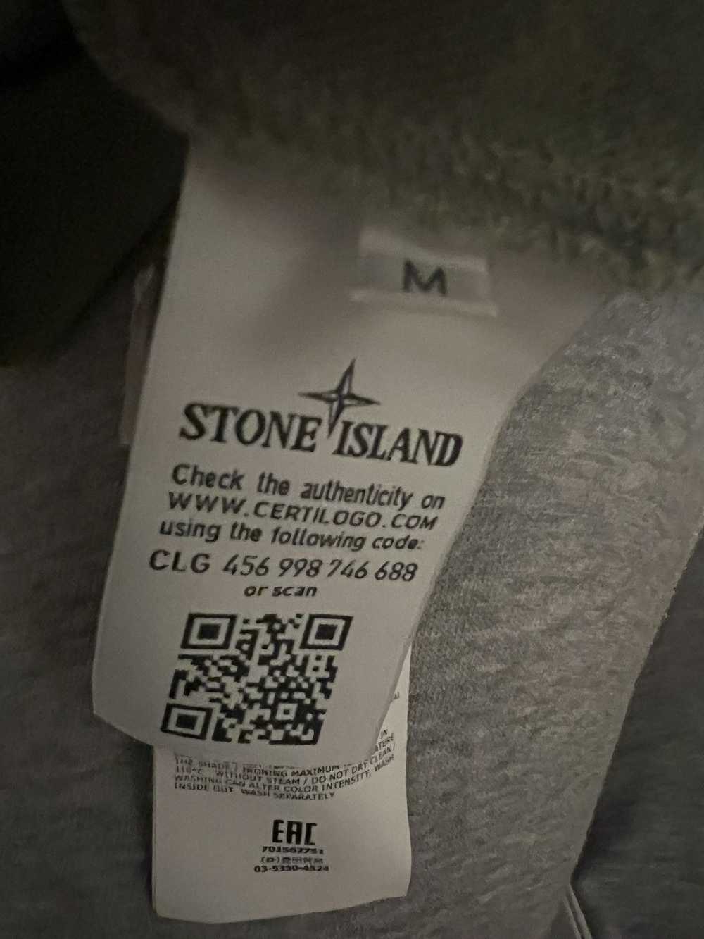 Stone Island STONE ISLAND COTTON FLEECE GARMENT D… - image 8