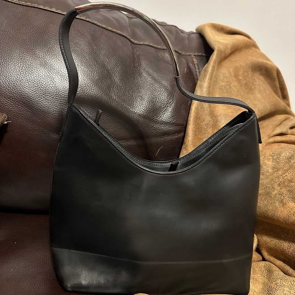 Vintage Gucci Leather Shoulder Bag - image 4