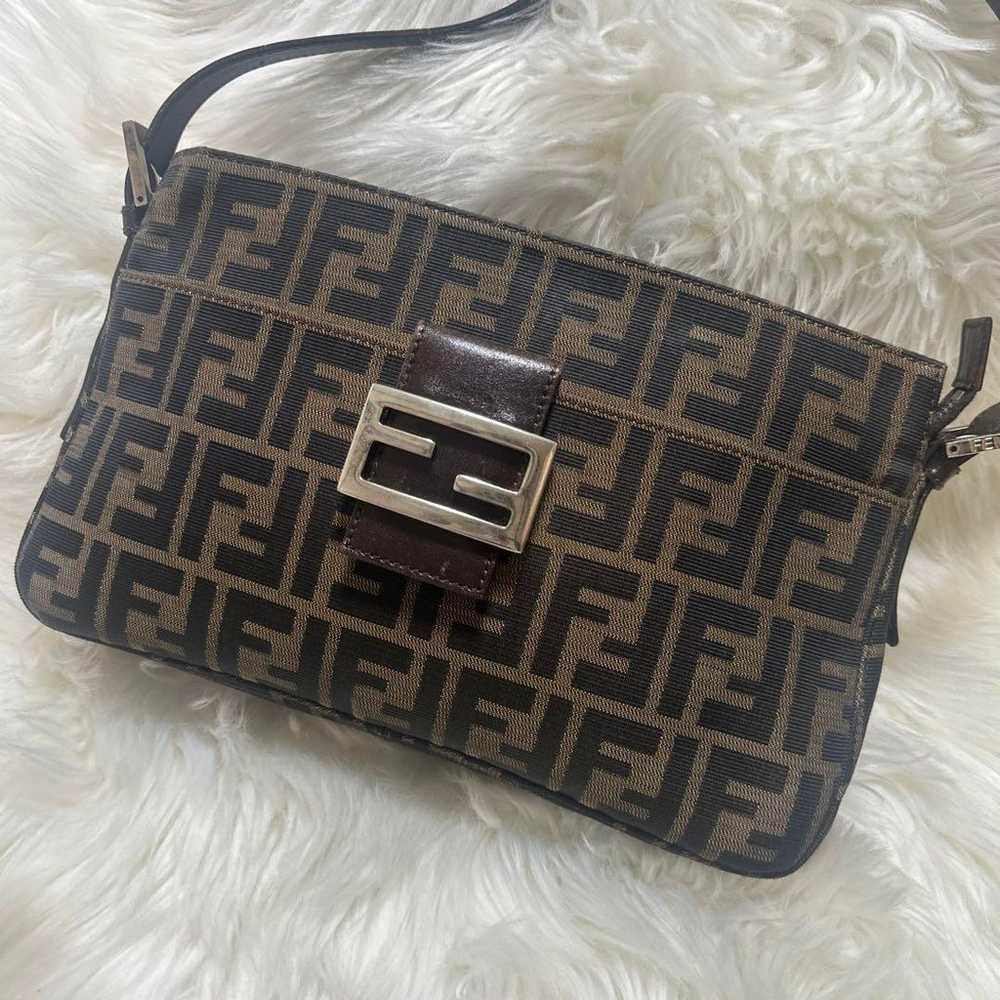 Excellent ⭐️ FENDI Mama Baguette Zucca Pattern On… - image 1