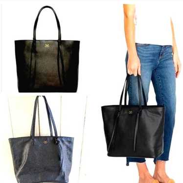 Johnny Was leather market tote