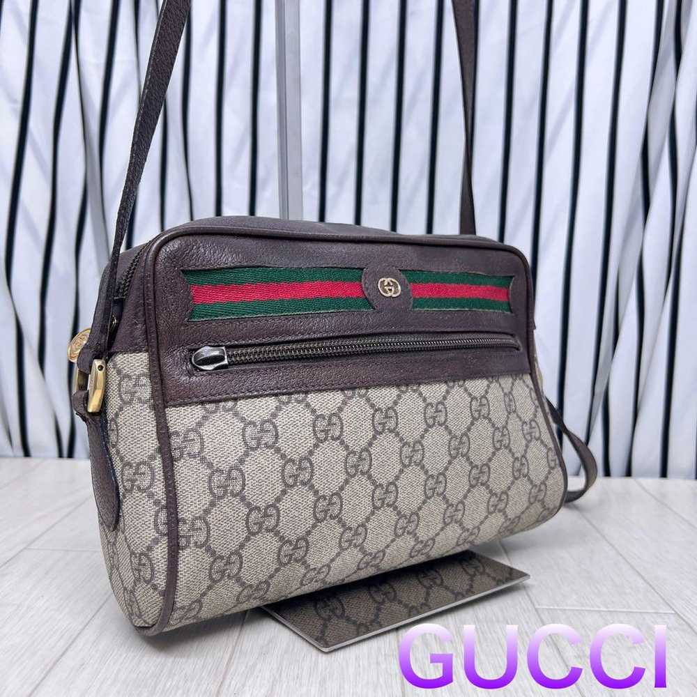 【Excellent condition】GUCCI x Vintage Gucci diagon… - image 1