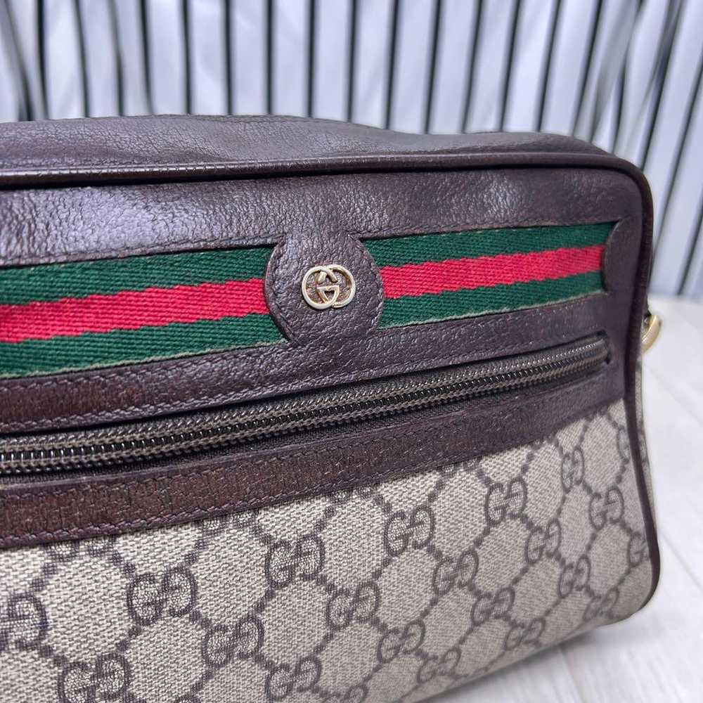 【Excellent condition】GUCCI x Vintage Gucci diagon… - image 9