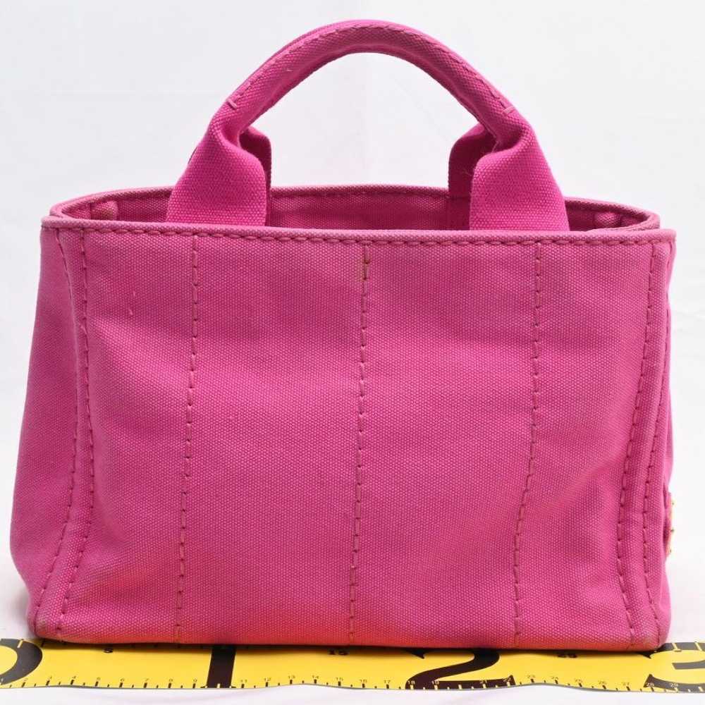 ★Excellent Condition★ Prada Canvas Handbag Pink - image 2