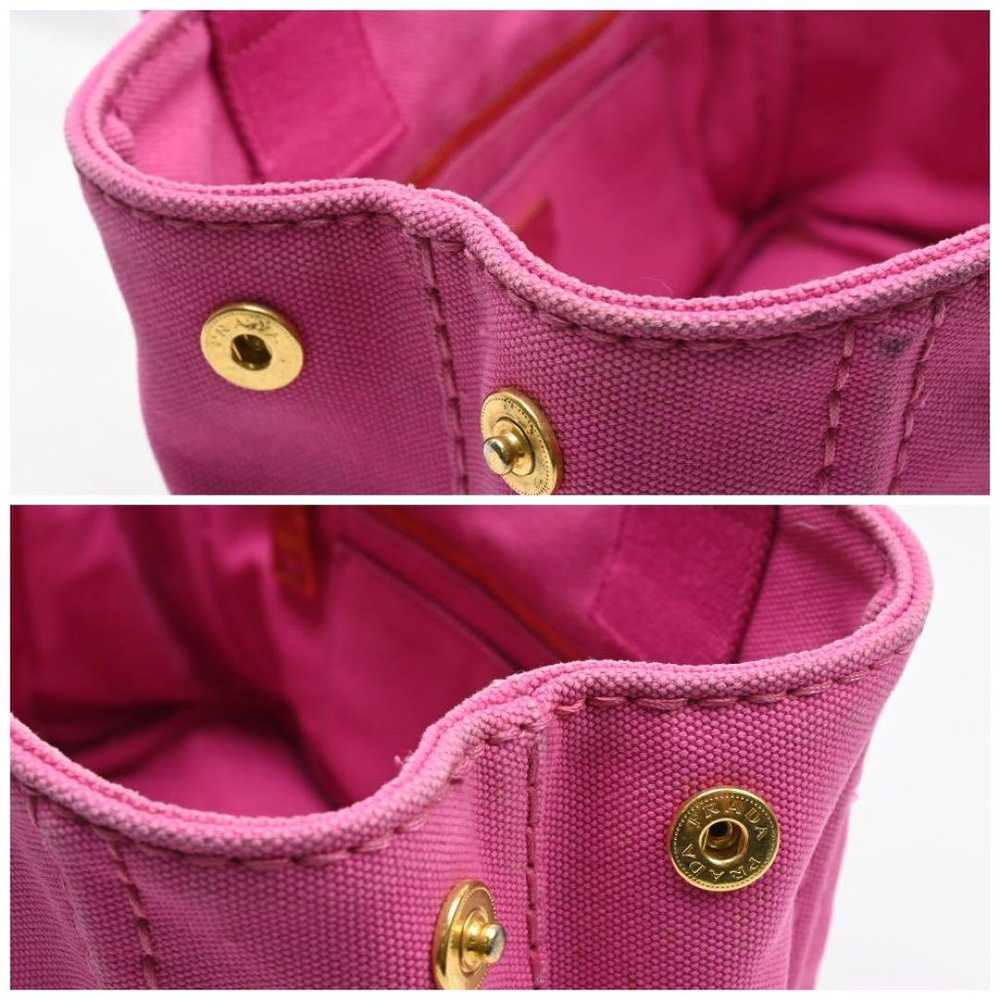 ★Excellent Condition★ Prada Canvas Handbag Pink - image 6