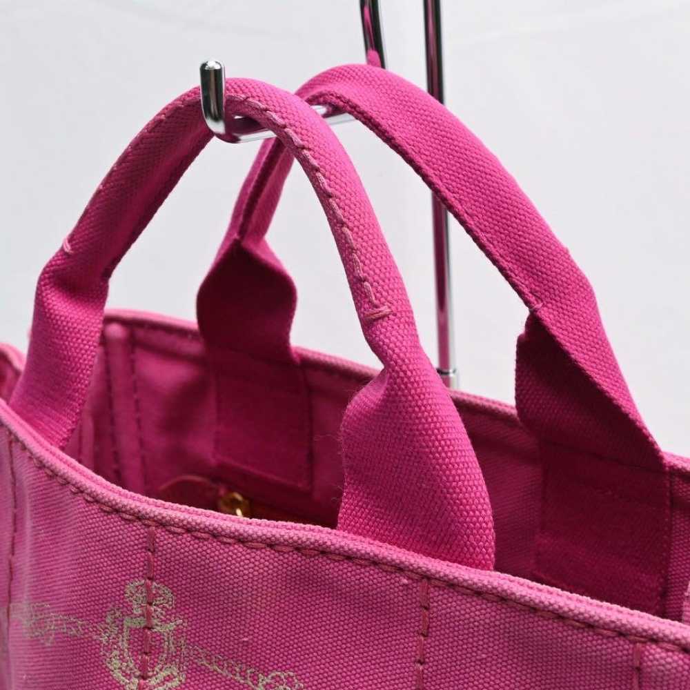 ★Excellent Condition★ Prada Canvas Handbag Pink - image 7