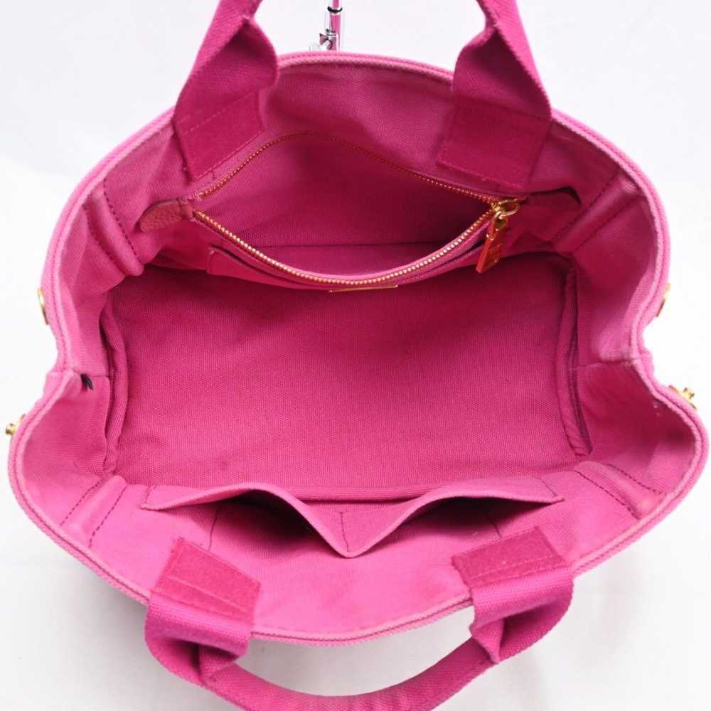 ★Excellent Condition★ Prada Canvas Handbag Pink - image 8