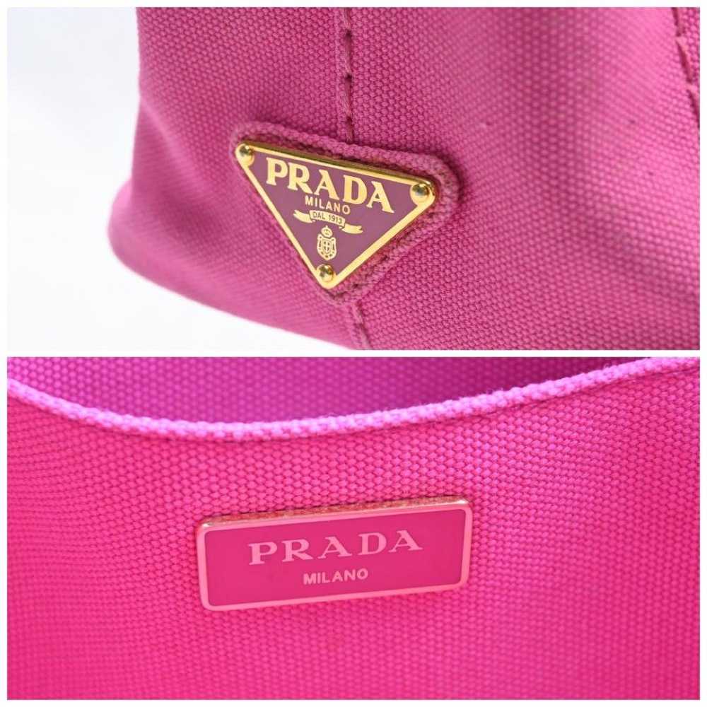 ★Excellent Condition★ Prada Canvas Handbag Pink - image 9