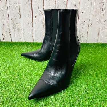 【Excellent condition】ZARA Side Gore Boots Leather 