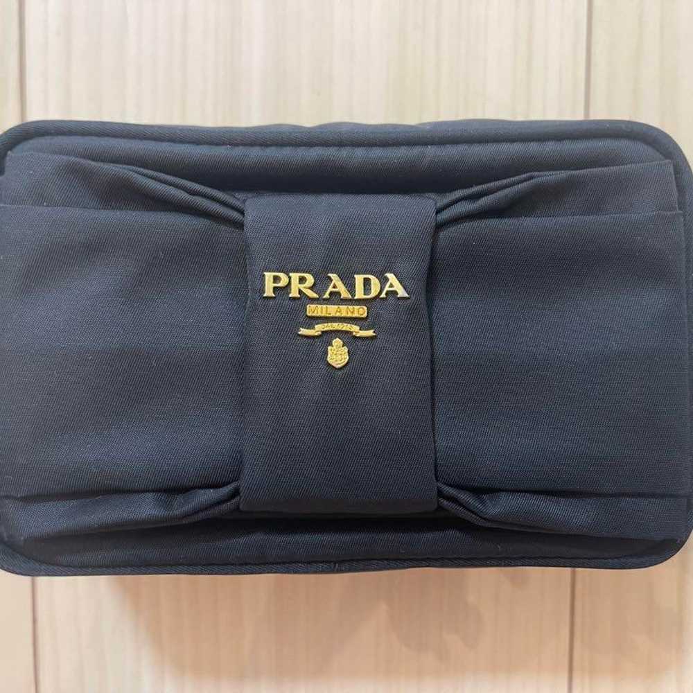 PRADA Ribbon Shoulder Bag Black - image 1