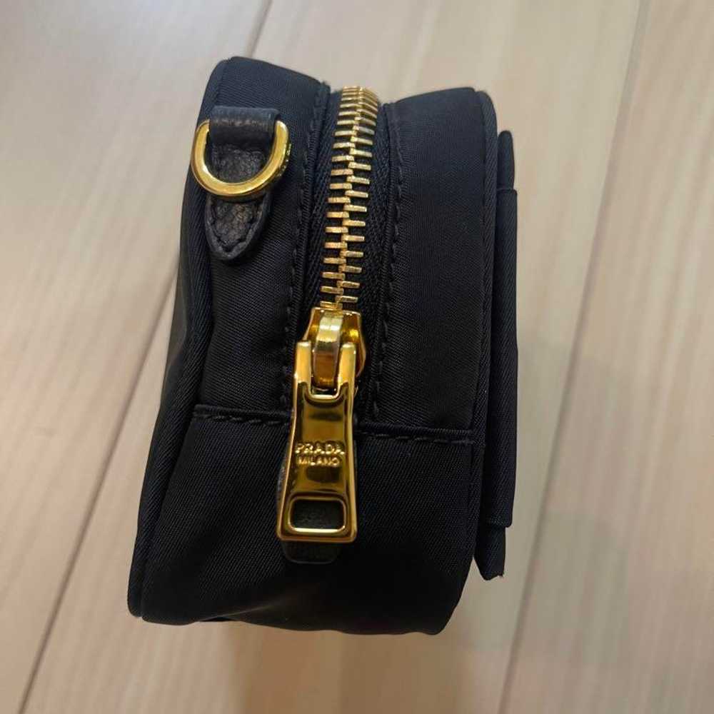 PRADA Ribbon Shoulder Bag Black - image 3