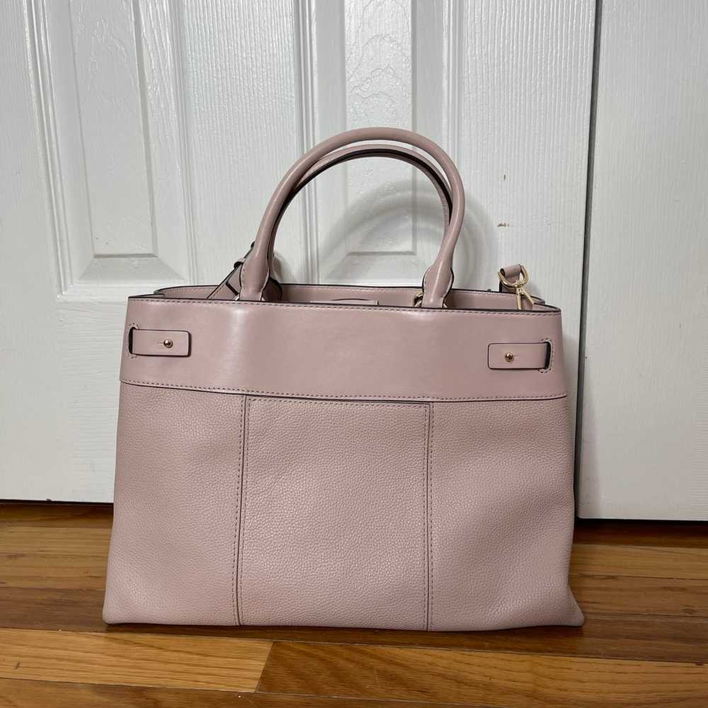 Authentic Michael Kors Gramercy Large Leather Sat… - image 3