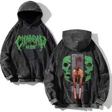 Designer × Rare × Streetwear Chainsaw Hoodie Stree