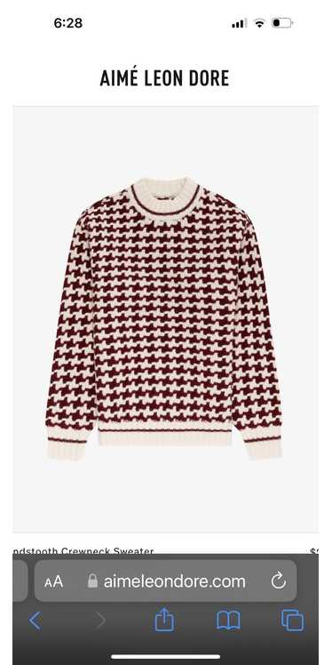 Aime Leon Dore Houndstooth crewneck