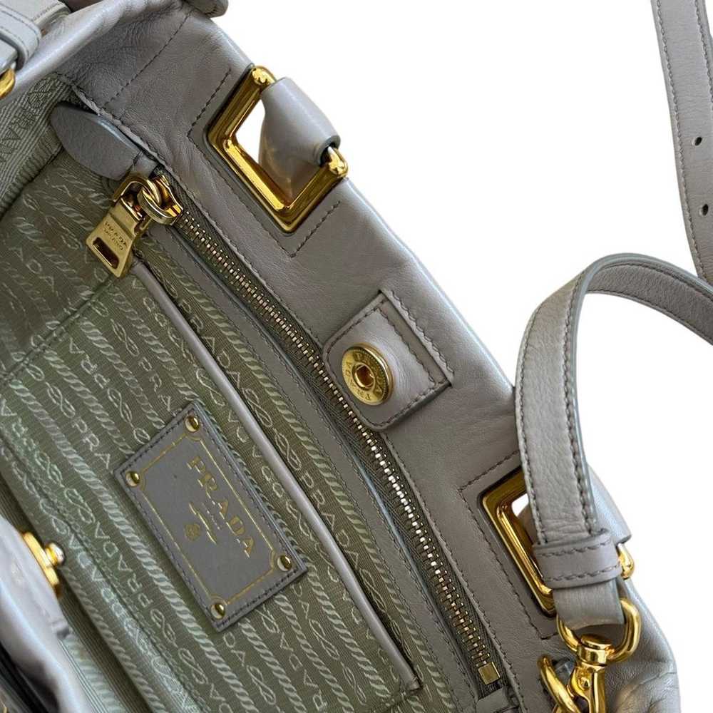 Prada Gray Shoulder Bag - image 2