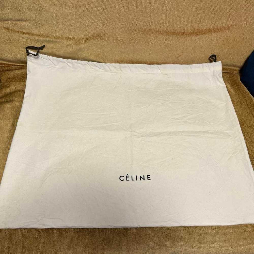 CELINE Horizontal Cabas Leather Tote Bag - image 12