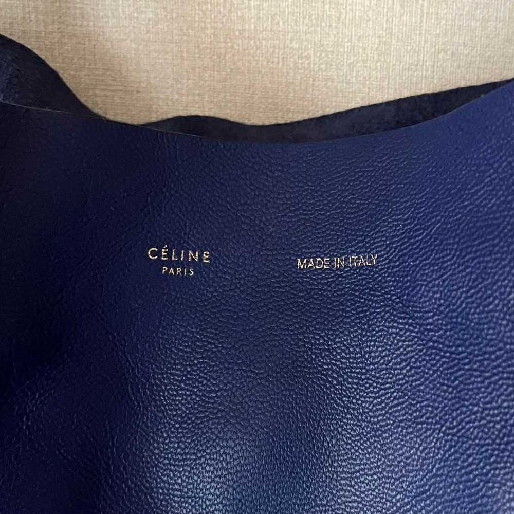 CELINE Horizontal Cabas Leather Tote Bag - image 3