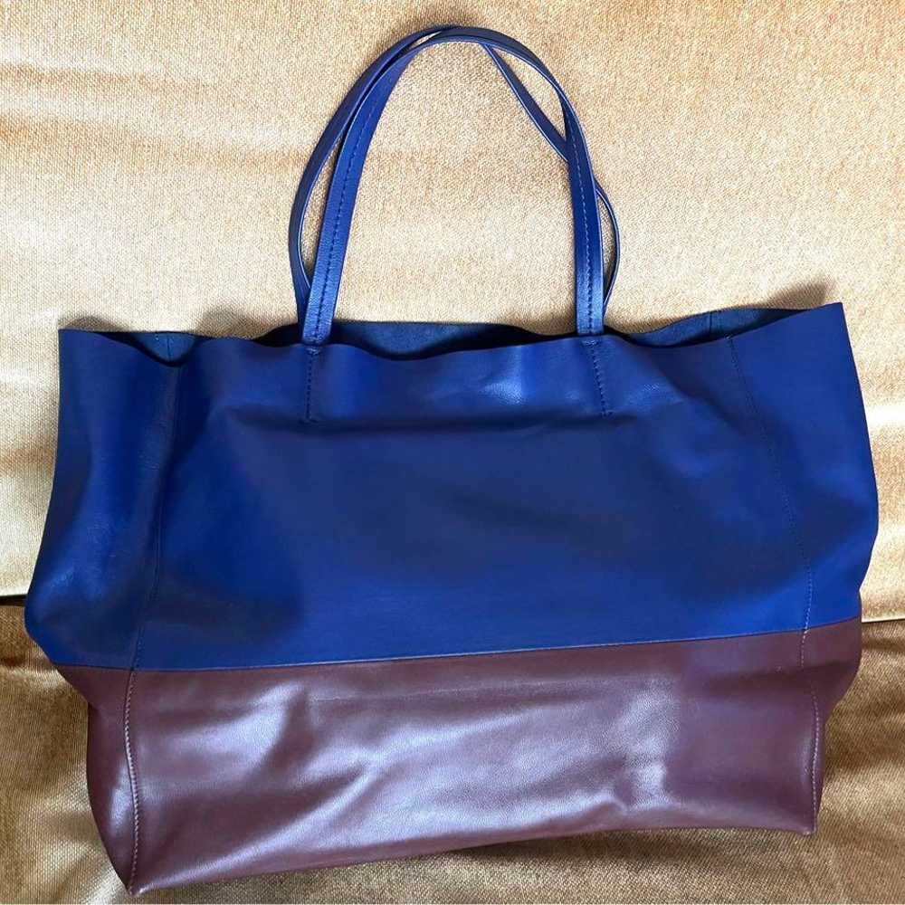 CELINE Horizontal Cabas Leather Tote Bag - image 4