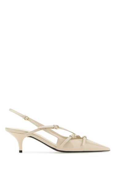 Miu Miu Ivory Leather Pumps