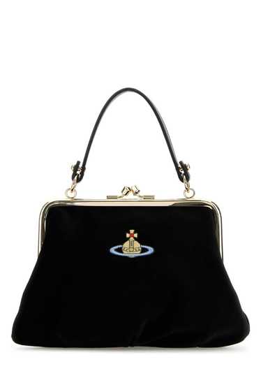 Vivienne Westwood Black Velvet Granny Handbag