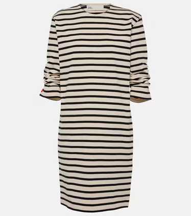 Tory Burch o1s22i1n1024 Striped Cotton Dress in B… - image 1